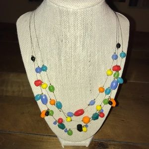 Multi-Color Multi-Strand Necklace